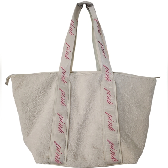 PINK Victoria's Secret Handbags - VS PINK Terry Cloth Tote Bag